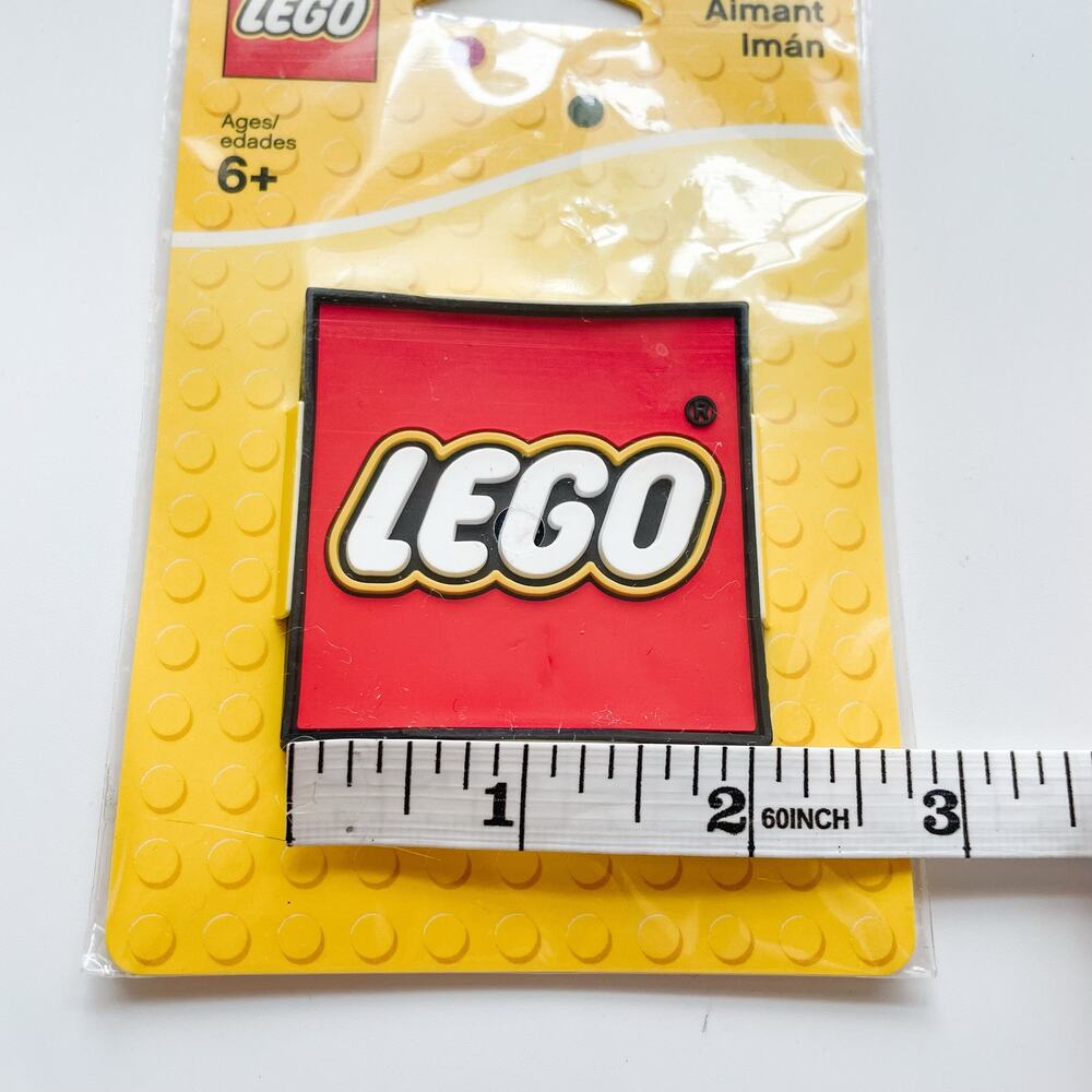 New Sealed Authentic LEGO Logo 2" Magnet